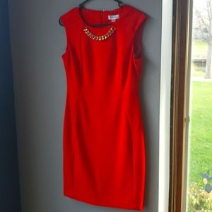 Calvin Klein Red Dress